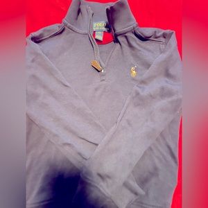 Polo half zip sweater